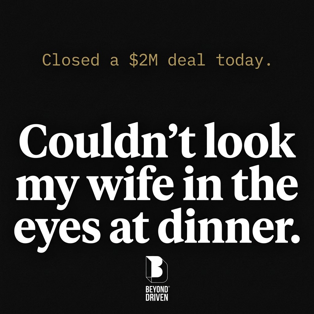 Closed a $2M deal text ad